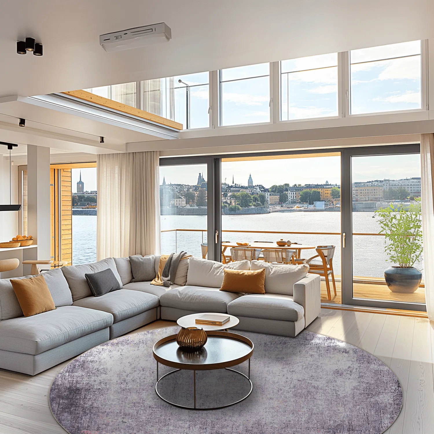 Tapete redondo - Tarnos (roxo)