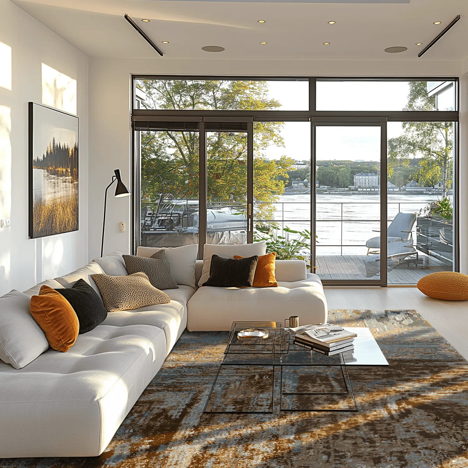 Tapete Wilton - Tizzano (azul/multicolorido)