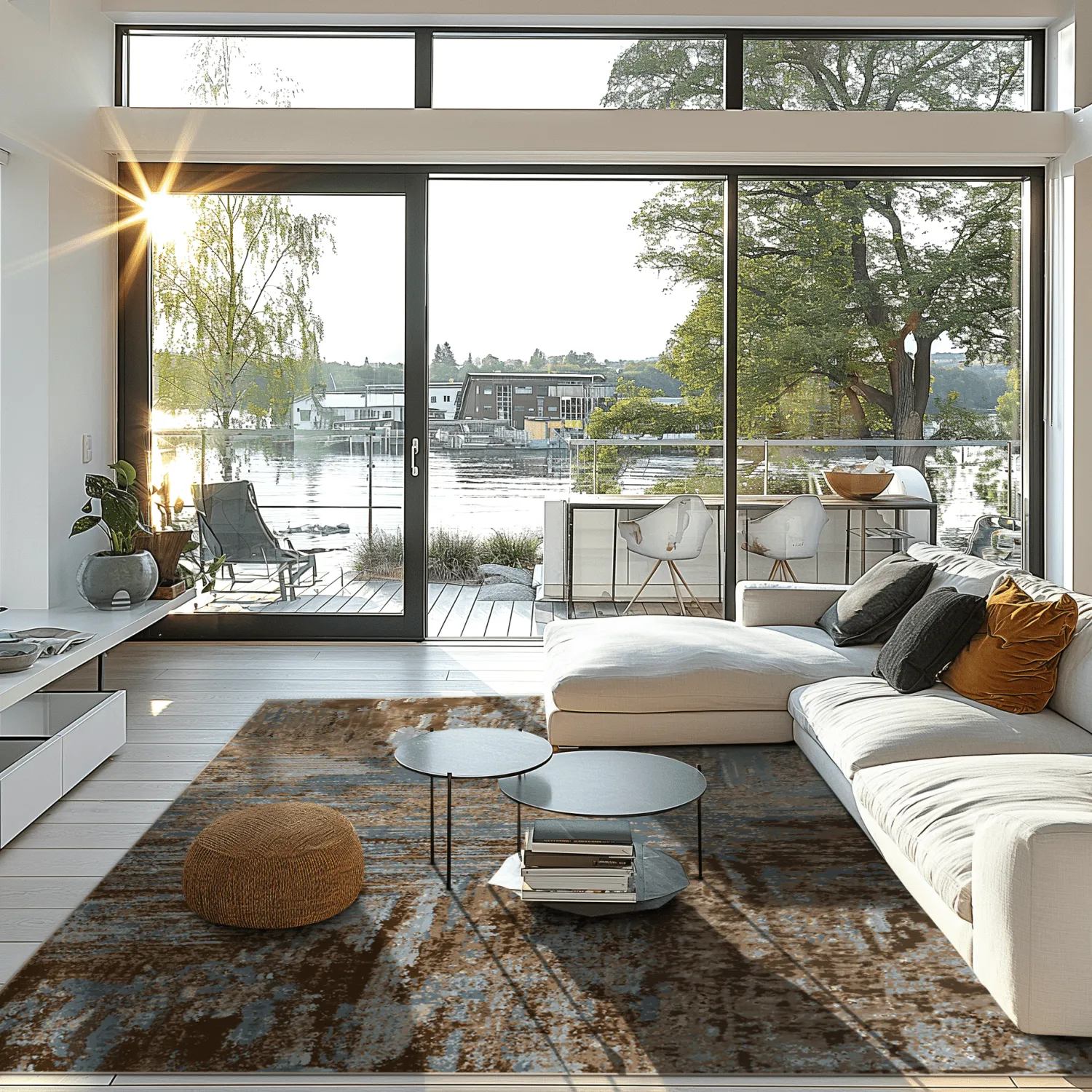 Tapete Wilton - Tizzano (azul/multicolorido)