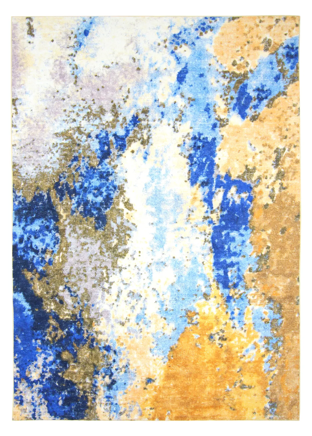 Tapete Wilton - Travale (azul/amarelo/multicolorido)