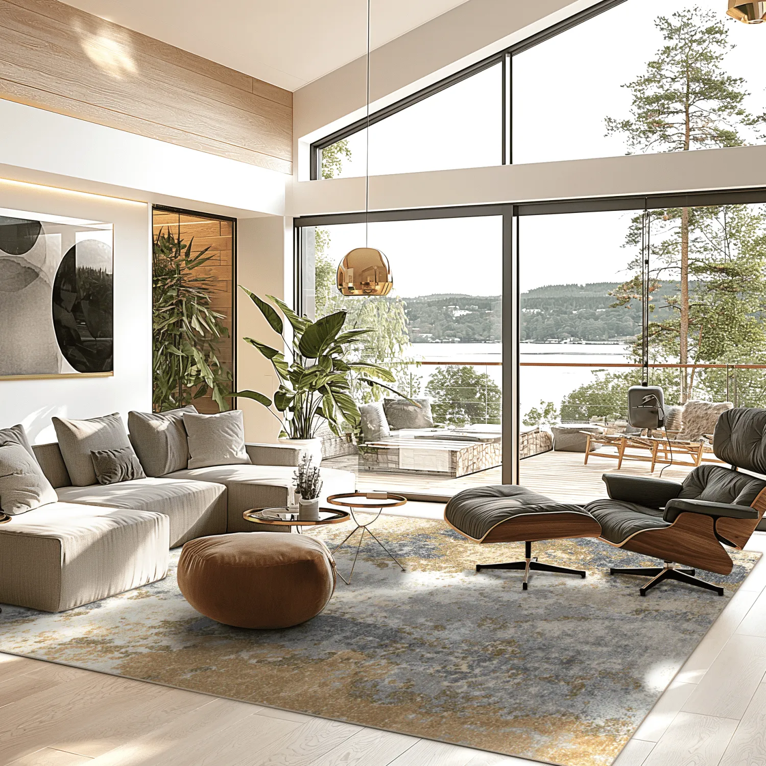 Tapete Wilton - Travale (cinza/multicolorido)