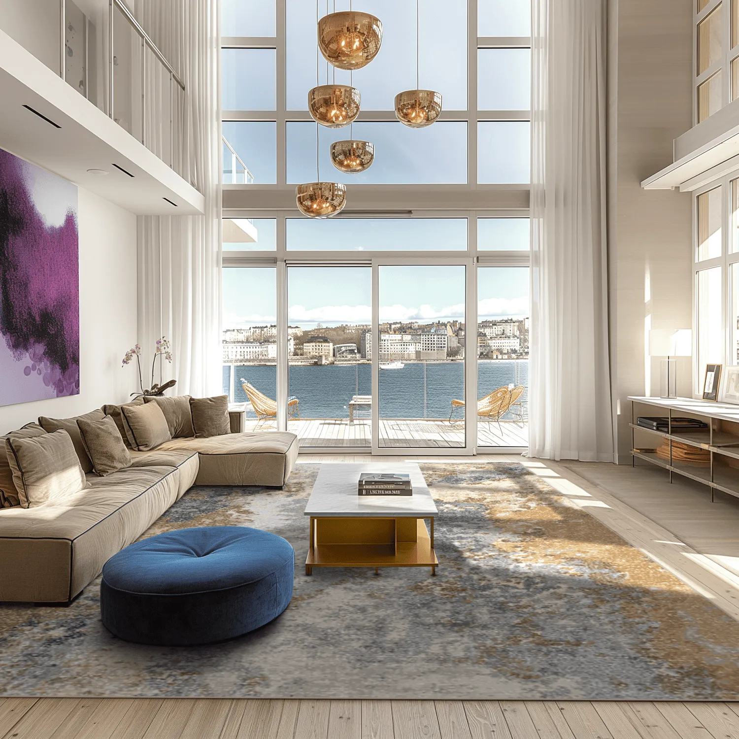 Tapete Wilton - Travale (cinza/multicolorido)