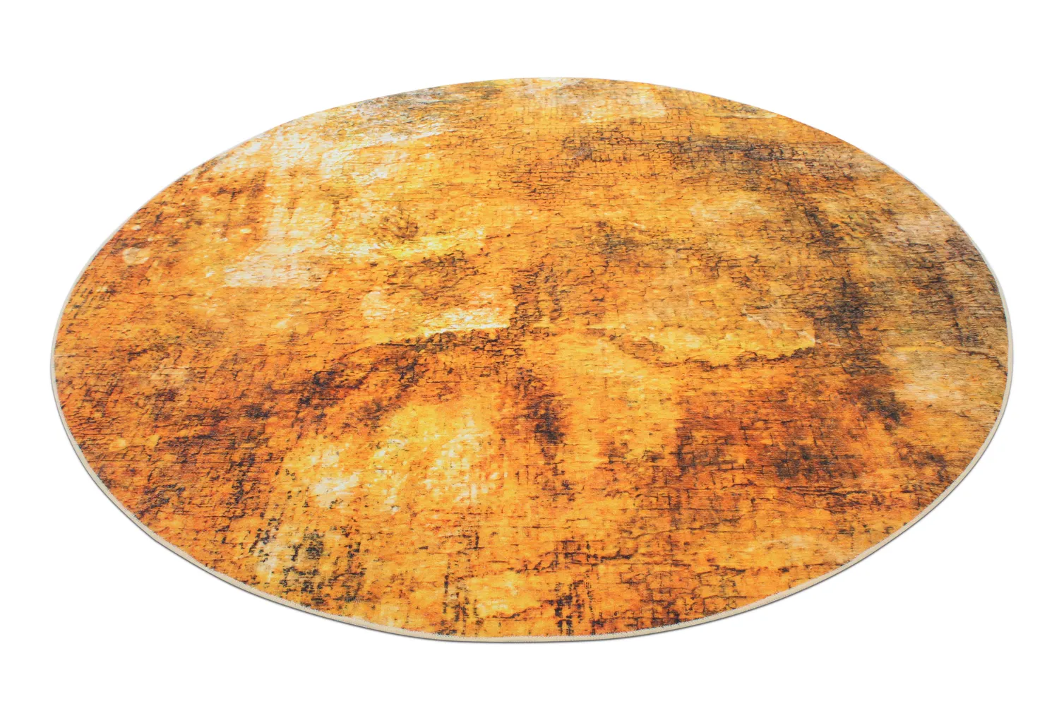 Tapete redondo - Tremes (dourado)