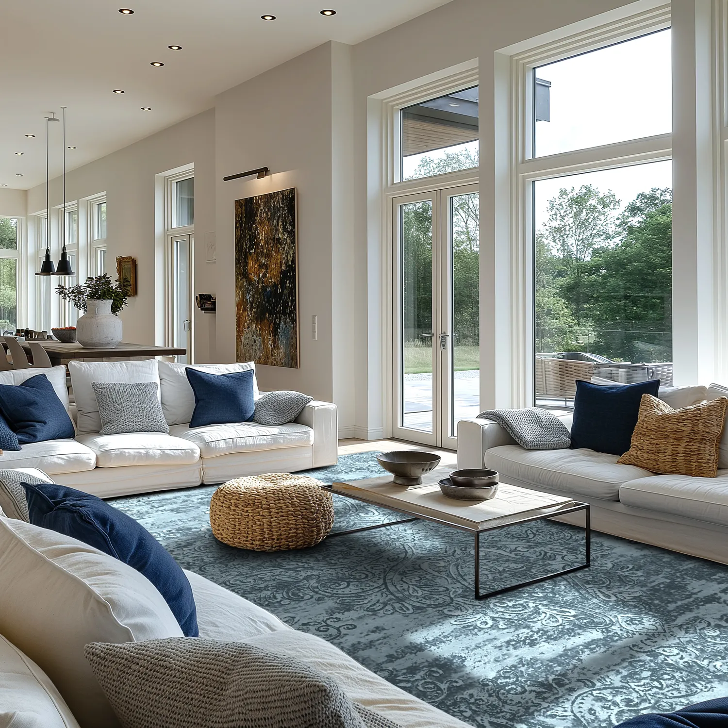 Tapete Wilton - Valenza (azul)