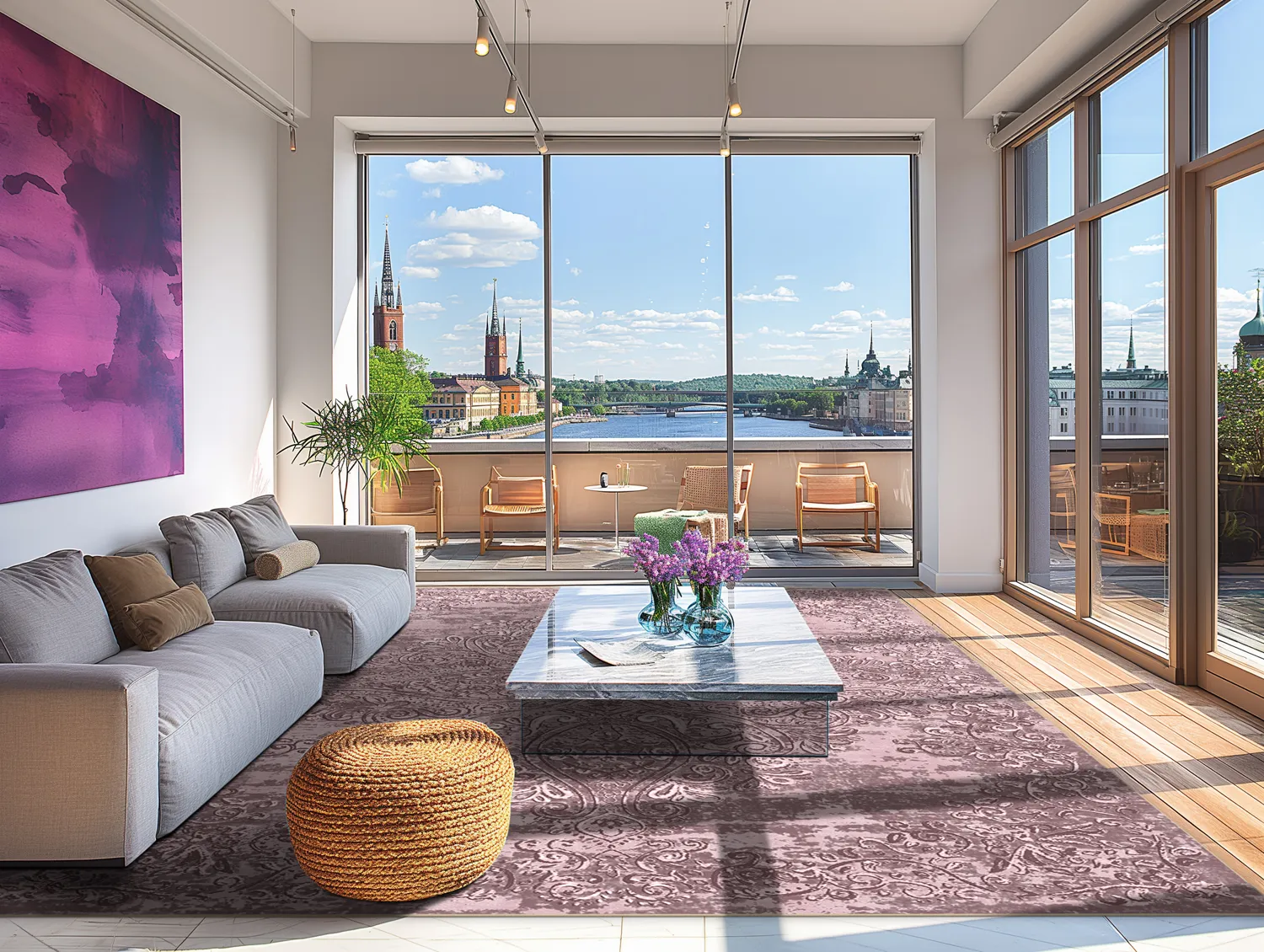 Tapete Wilton - Valenza (rosa)