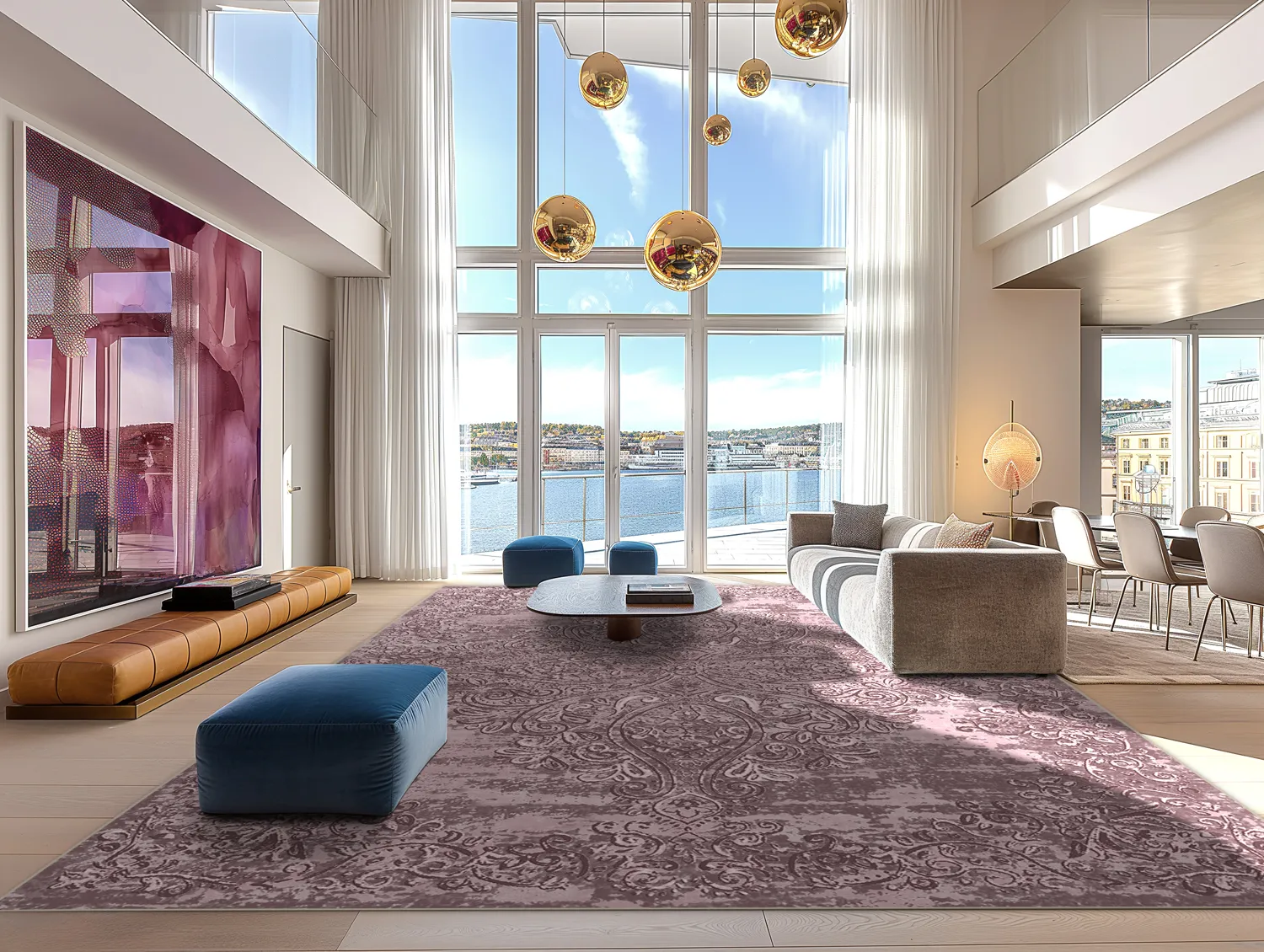 Tapete Wilton - Valenza (rosa)