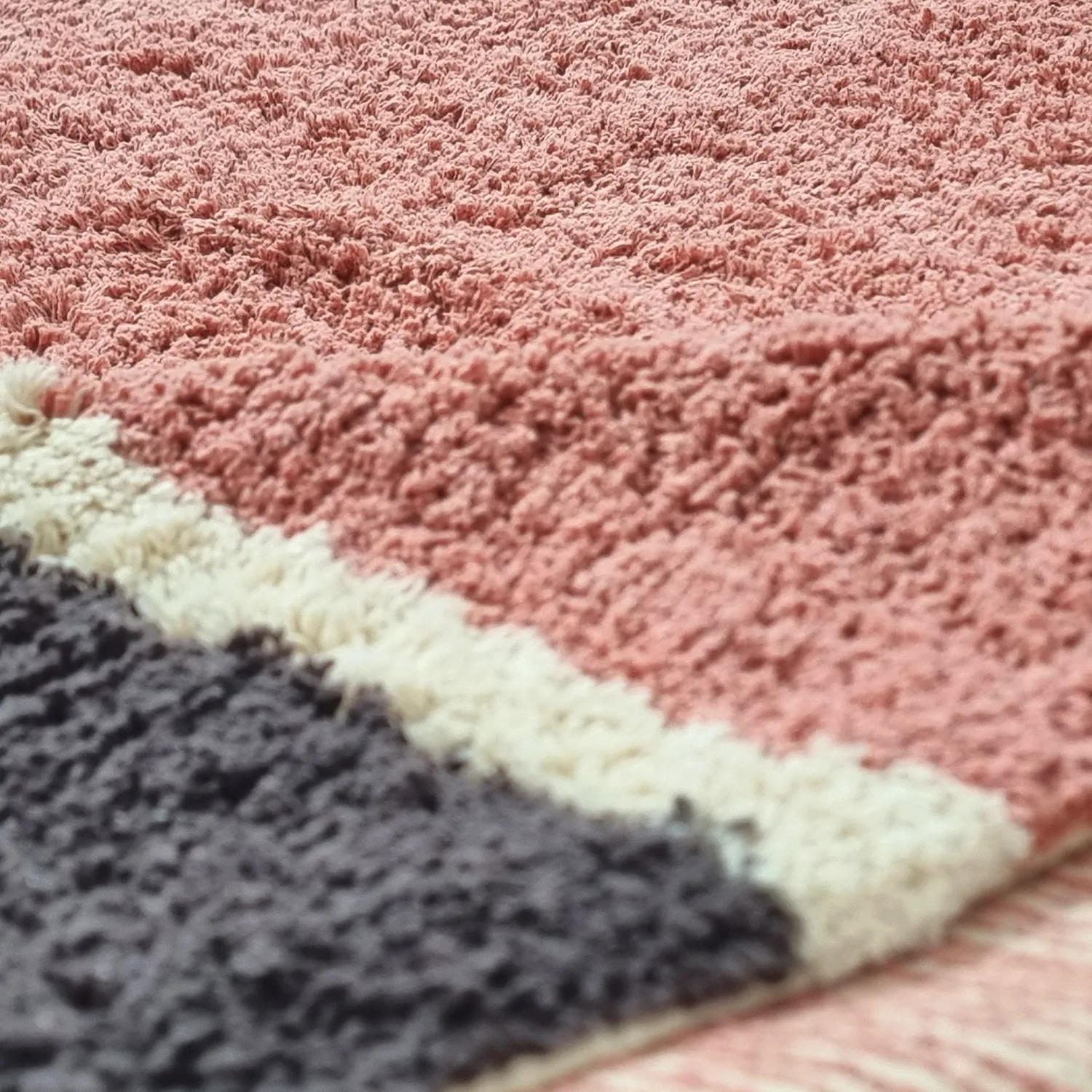 Tapetes felpudos - Vinci Natural Cotton Shaggy (rosa)
