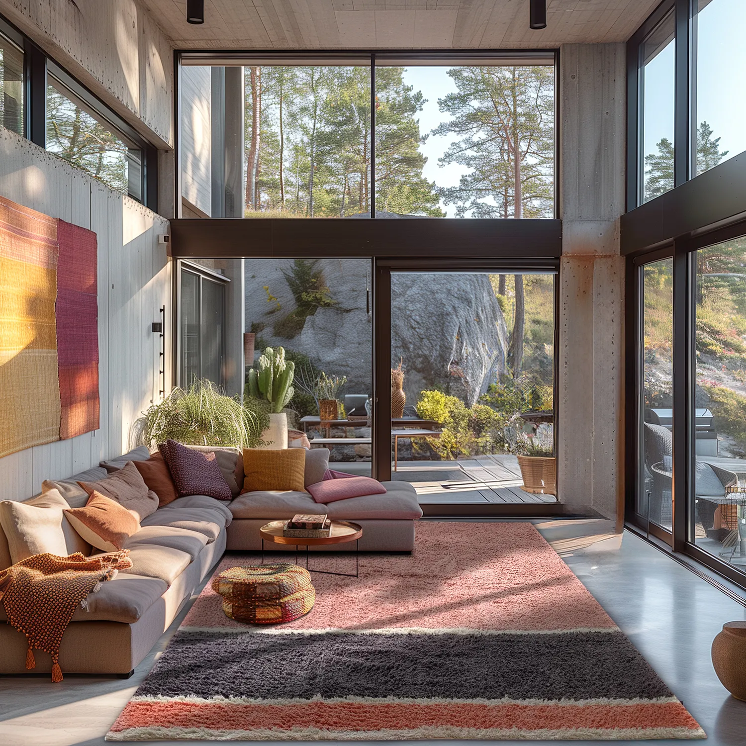 Tapetes felpudos - Vinci Natural Cotton Shaggy (rosa)