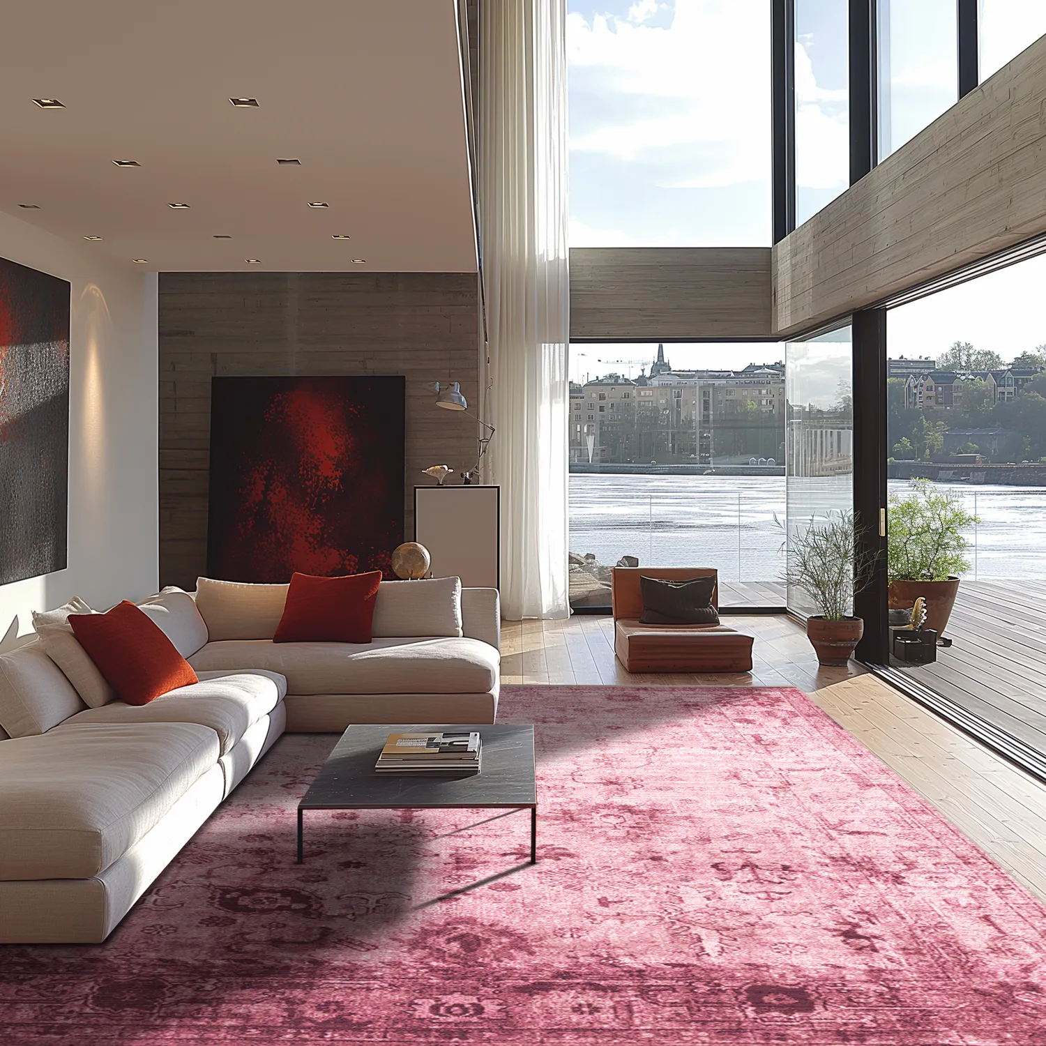 Tapete Wilton - Violetta (rosa)