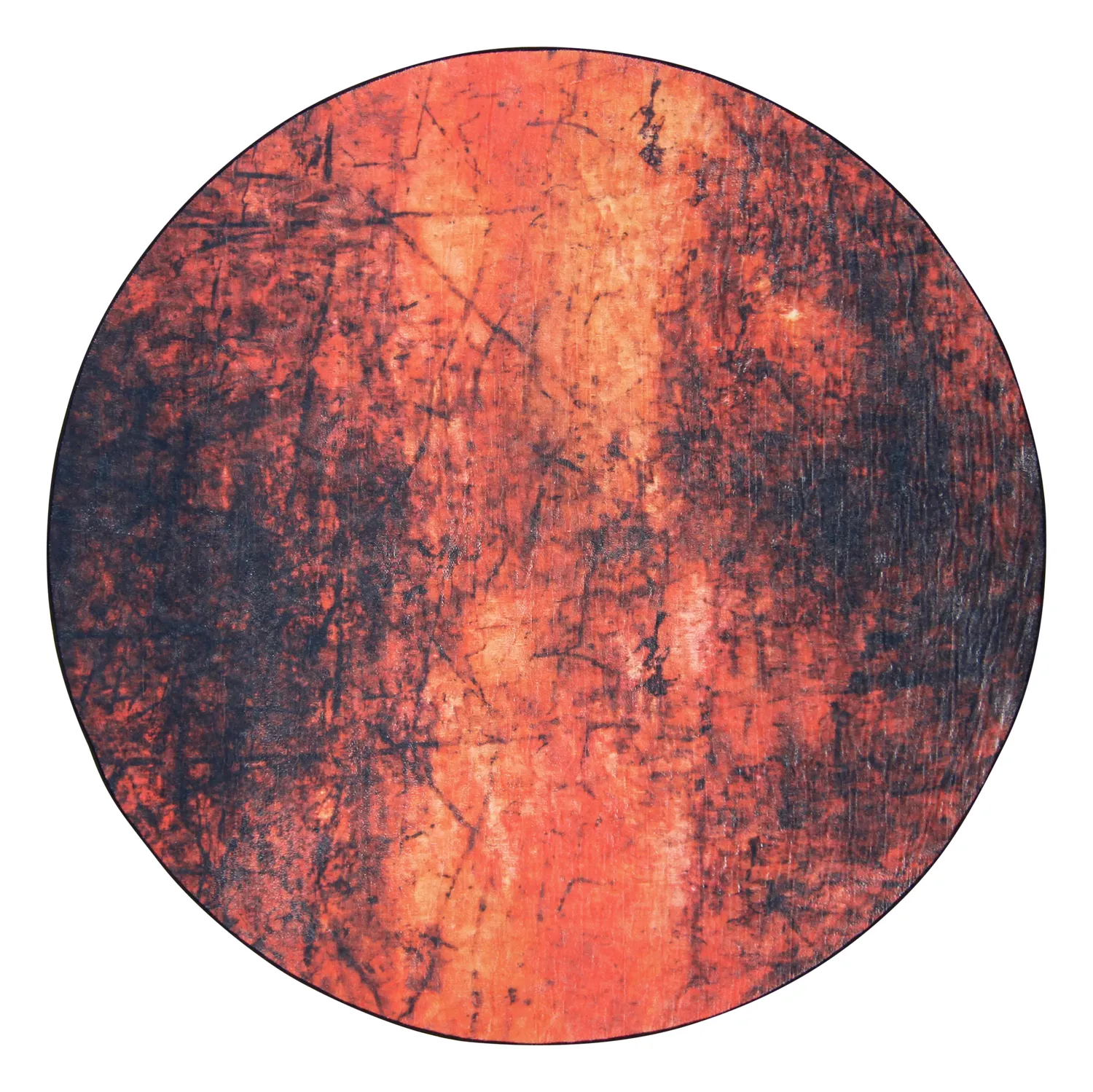 Tapete redondo - Wells (laranja)