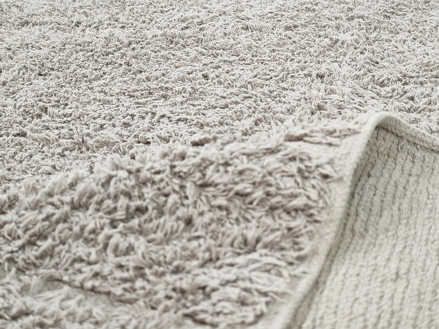 Tapetes felpudos - Willow Natural Cotton Shaggy (greige)