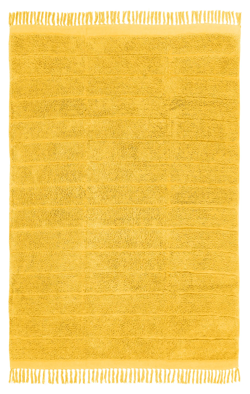 Tapetes felpudos - Willow Natural Cotton Shaggy (amarelo)