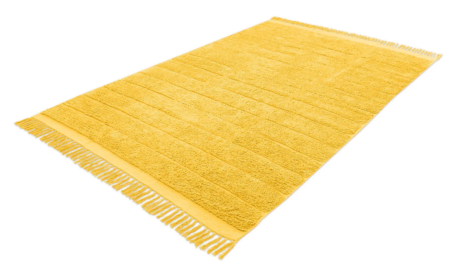 Tapetes felpudos - Willow Natural Cotton Shaggy (amarelo)