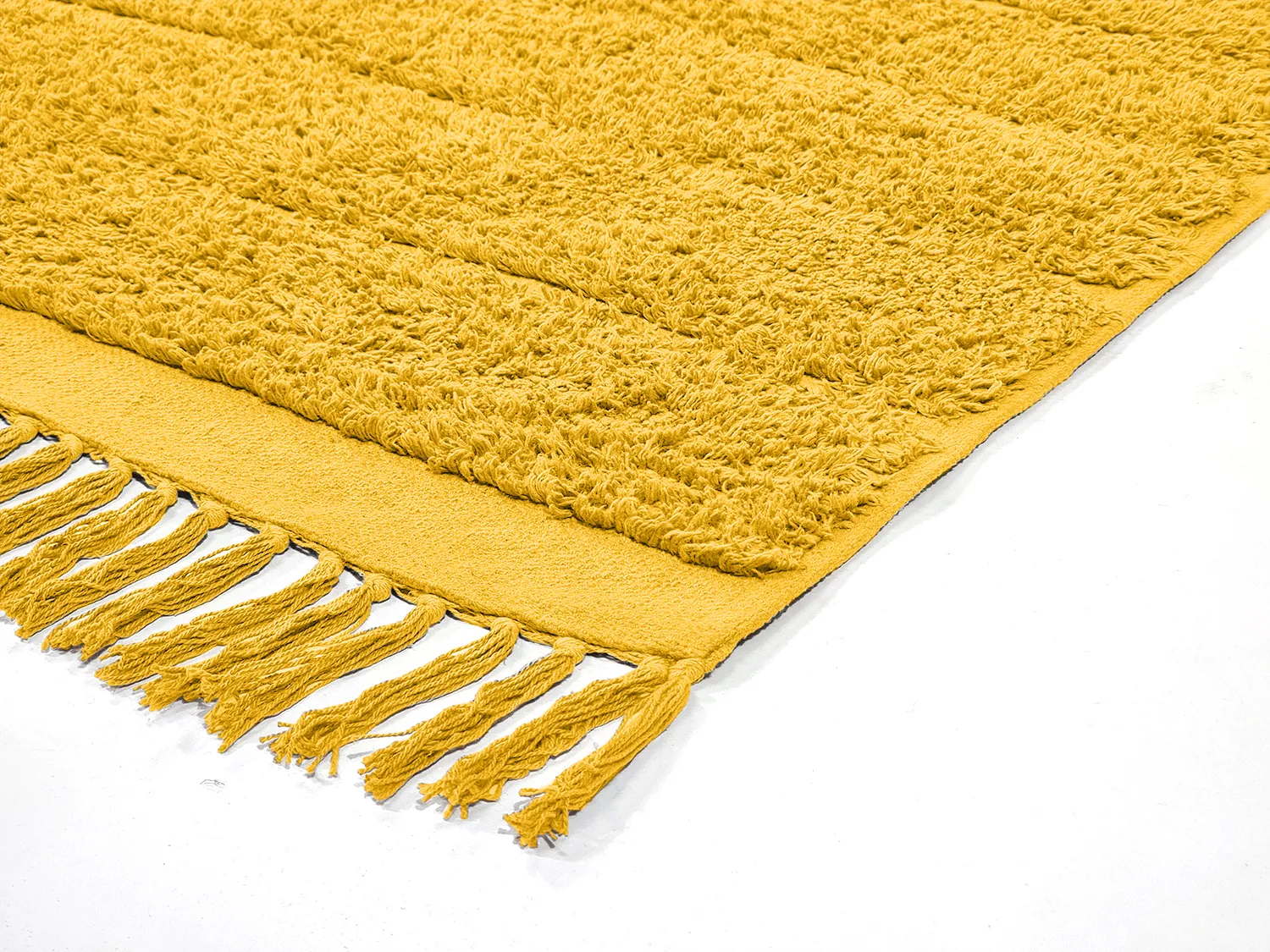 Tapetes felpudos - Willow Natural Cotton Shaggy (amarelo)