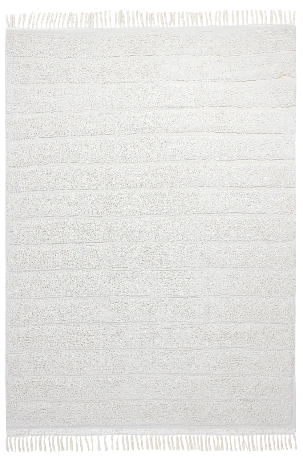 Tapetes felpudos - Willow Natural Cotton Shaggy (offwhite)