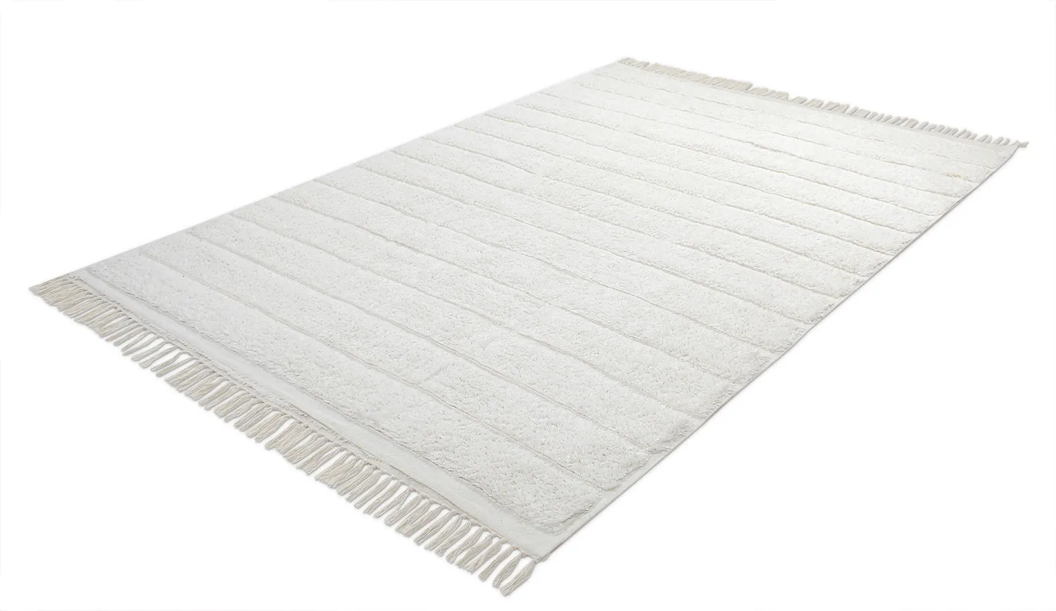 Tapetes felpudos - Willow Natural Cotton Shaggy (offwhite)
