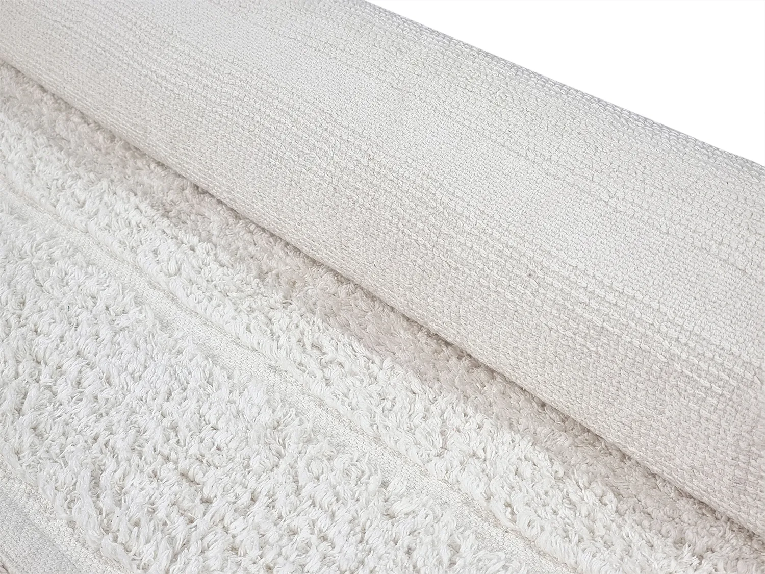 Tapetes felpudos - Willow Natural Cotton Shaggy (offwhite)