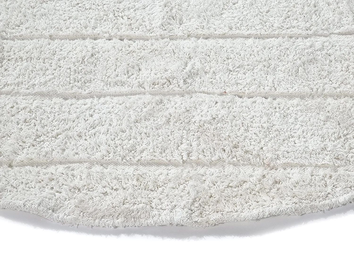 Tapete redondo - Willow Natural Cotton Shaggy (offwhite)