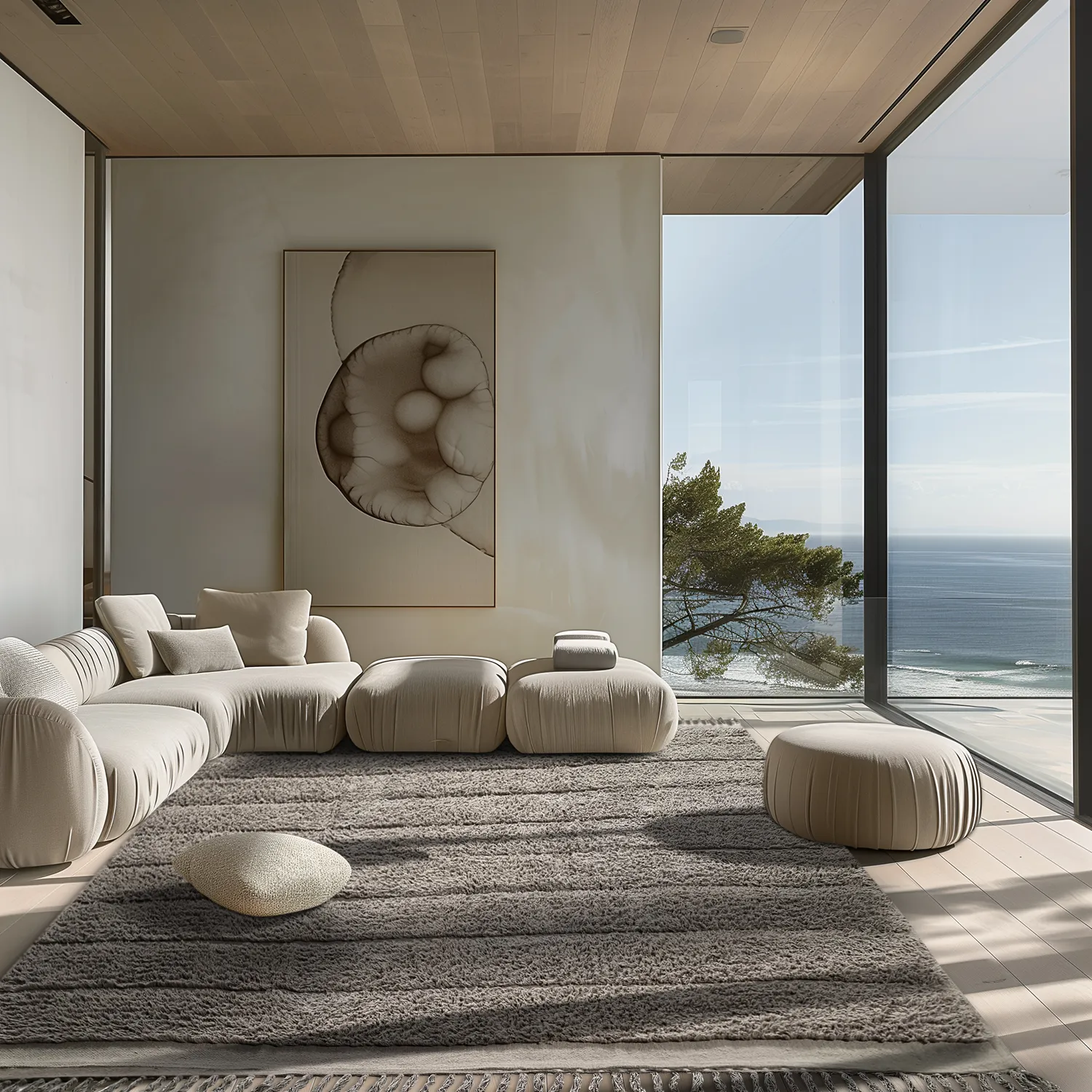 Tapetes felpudos - Willow Natural Cotton Shaggy (taupe)