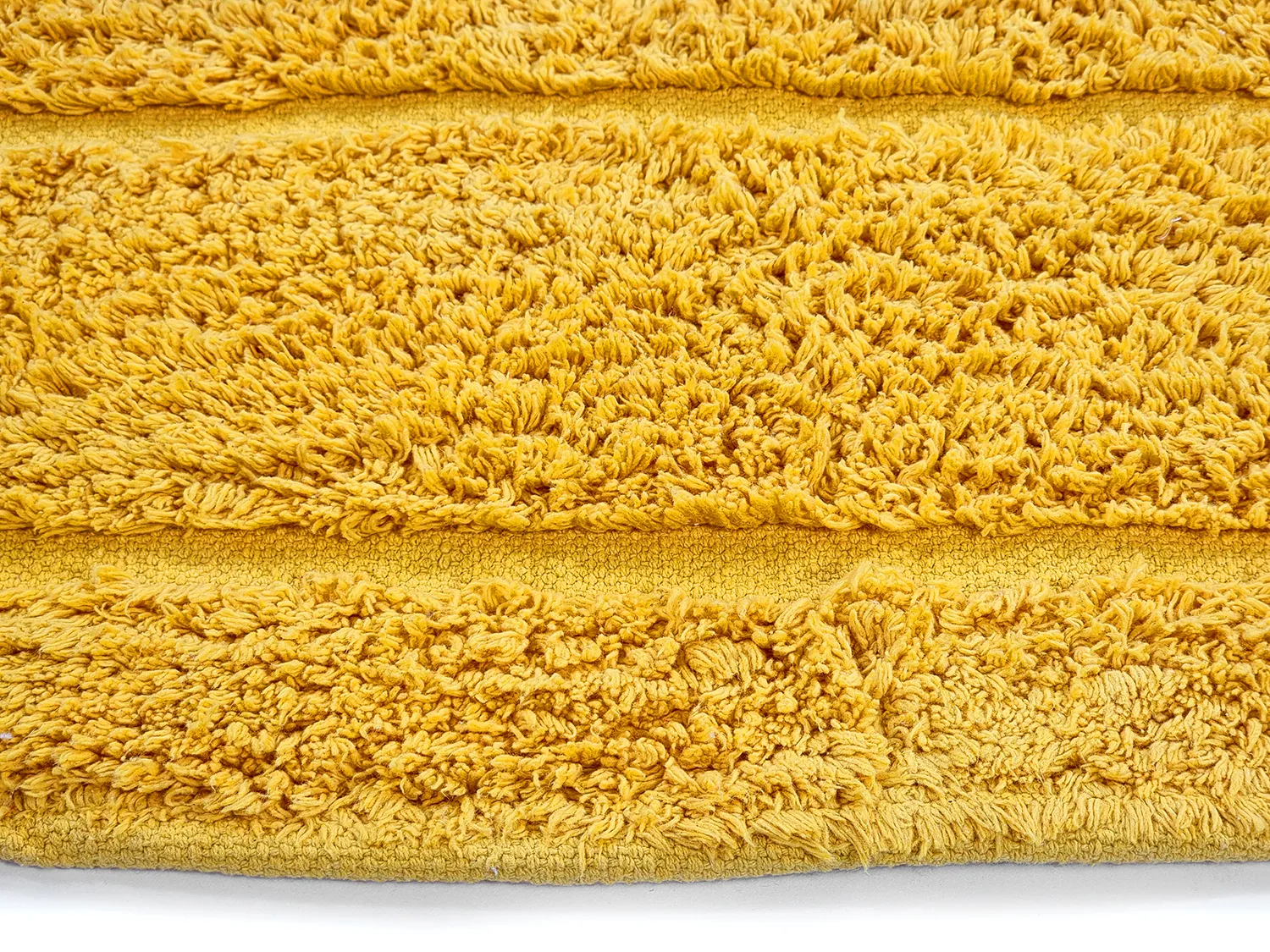 Tapete redondo - Willow Natural Cotton Shaggy (amarelo)