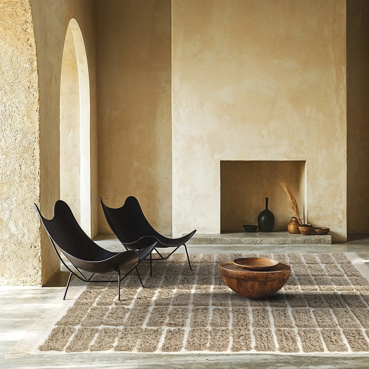 Tapetes felpudos - Zola Natural Cotton Shaggy (bege)