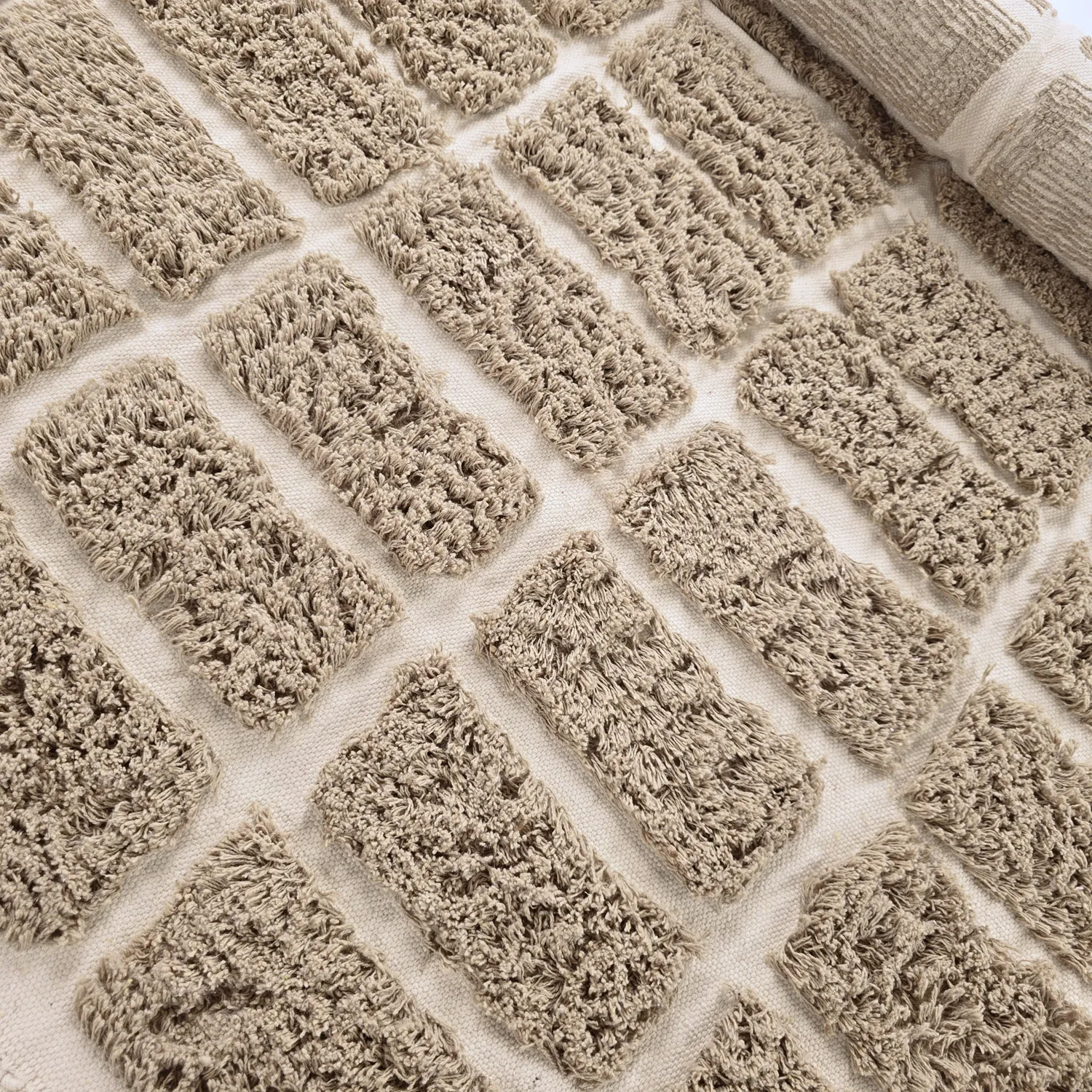 Tapetes felpudos - Zola Natural Cotton Shaggy (bege)