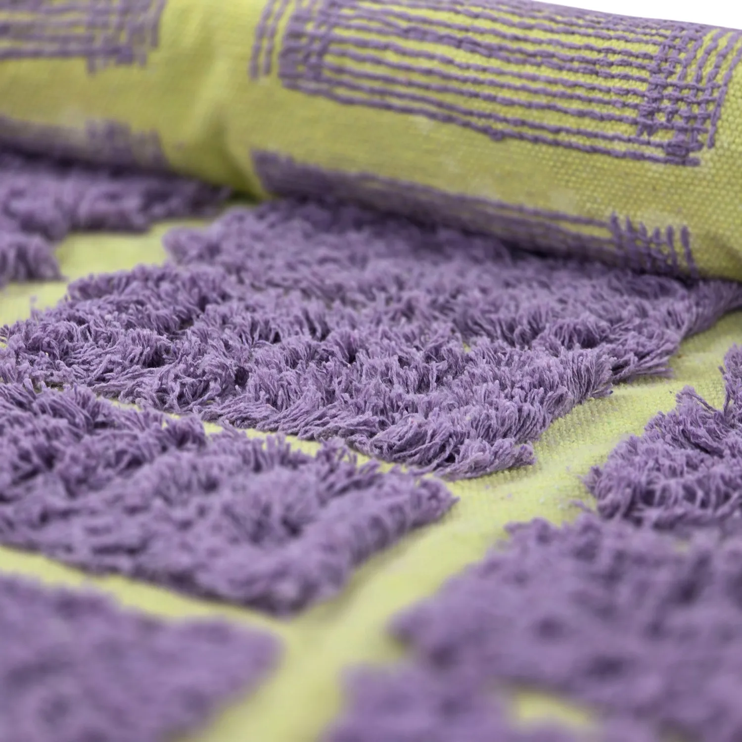 Tapetes felpudos - Zola Natural Cotton Shaggy (roxo)