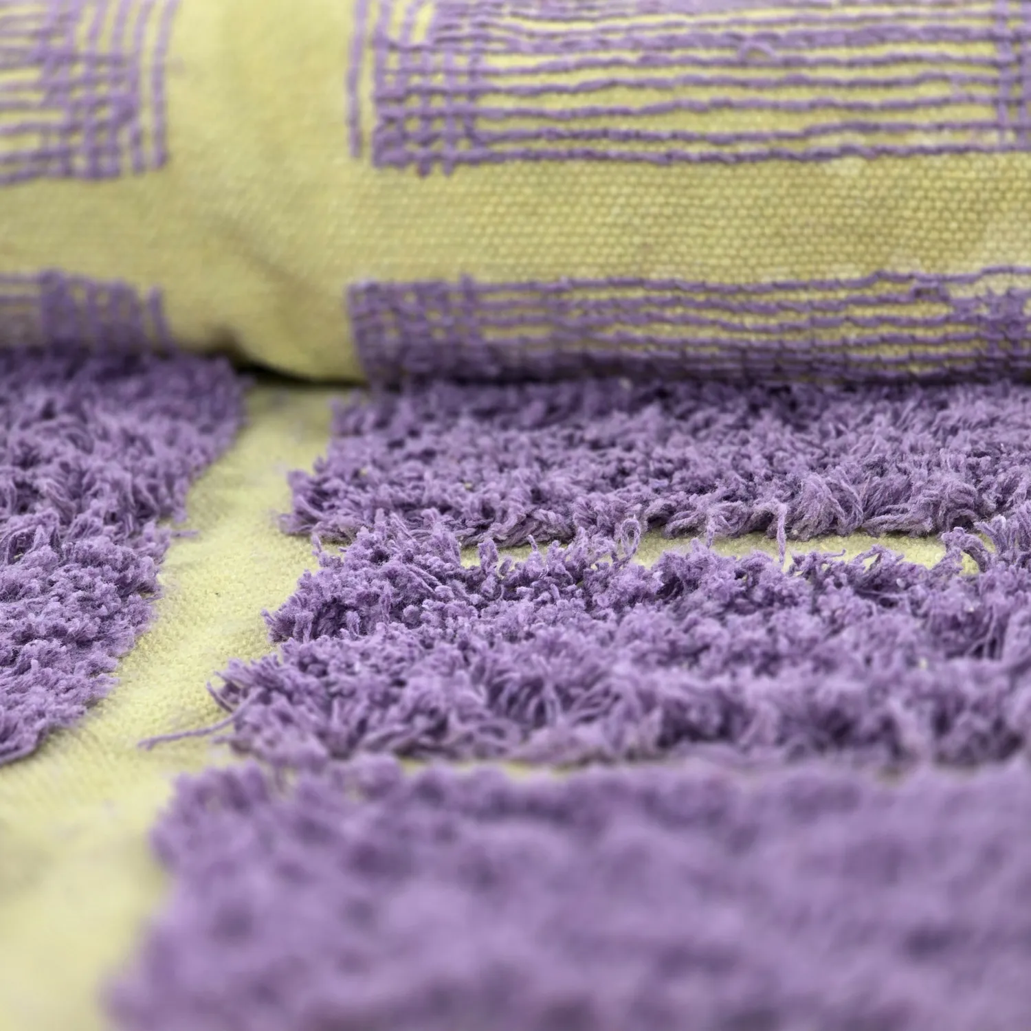 Tapetes felpudos - Zola Natural Cotton Shaggy (roxo)