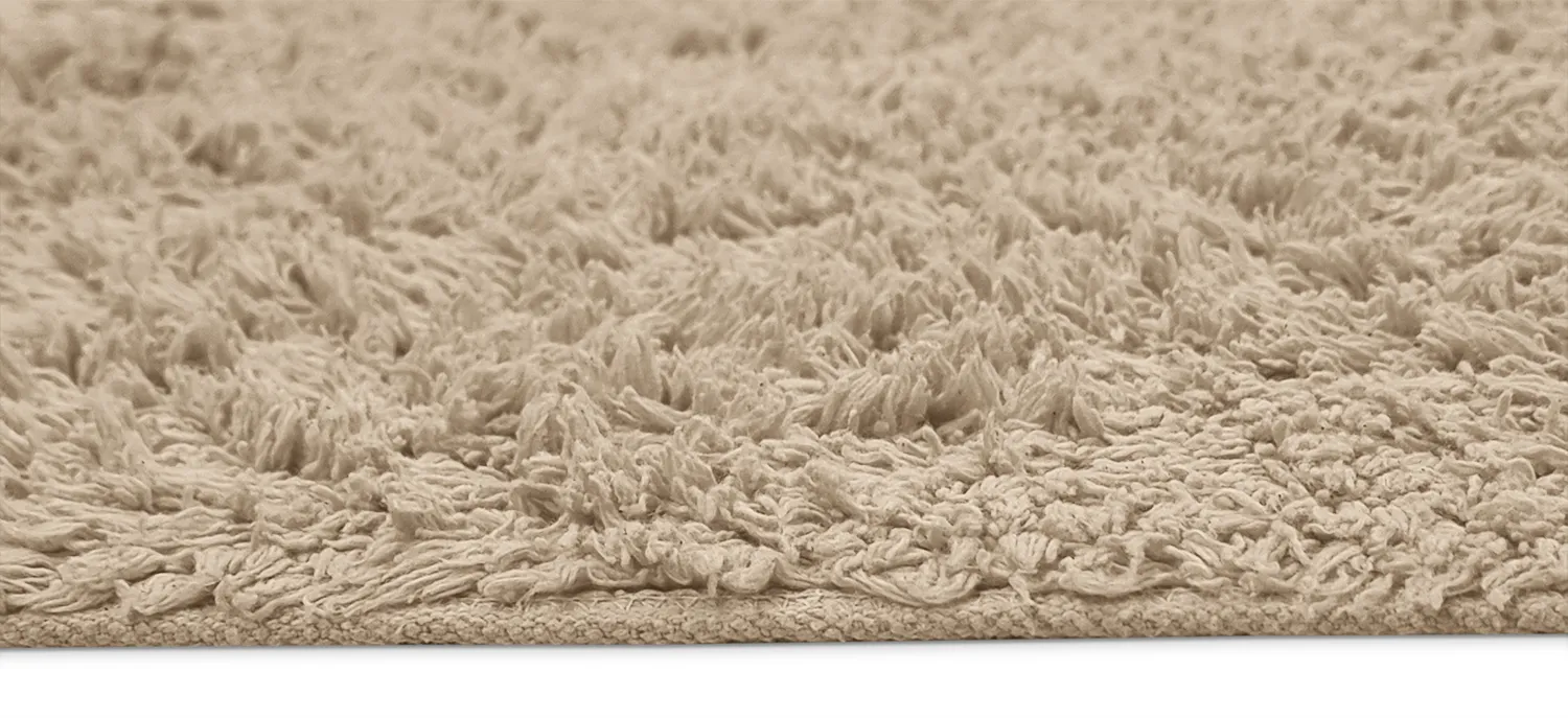 Tapetes felpudos - Alba Natural Cotton Shaggy (bege)