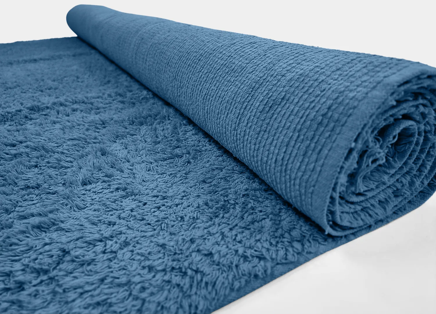 Tapetes felpudos - Alba Natural Cotton Shaggy (azul)