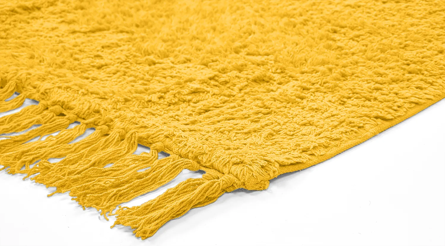 Tapetes felpudos - Alba Natural Cotton Shaggy (amarelo)