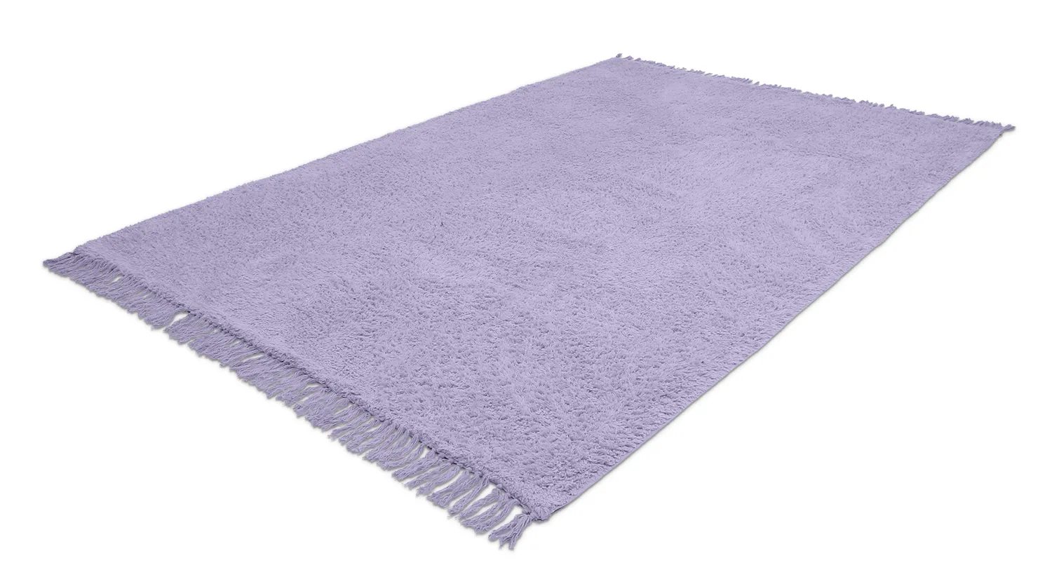 Tapetes felpudos - Alba Natural Cotton Shaggy (roxo)