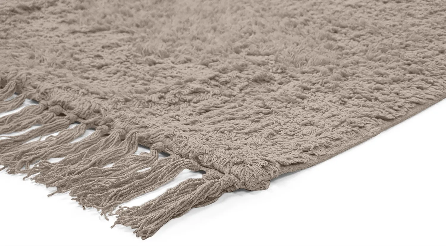 Tapetes felpudos - Alba Natural Cotton Shaggy (taupe)