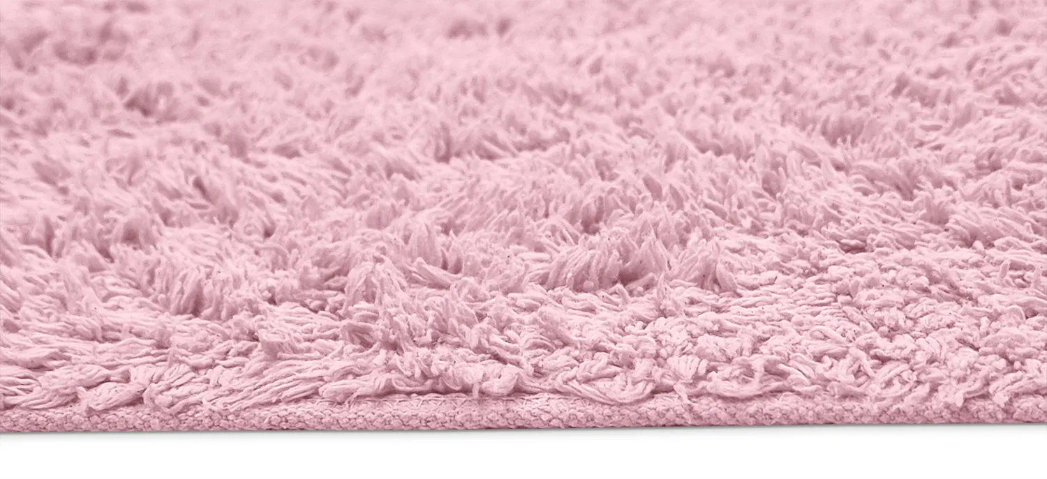 Tapetes felpudos - Alba Natural Cotton Shaggy (rosa claro)