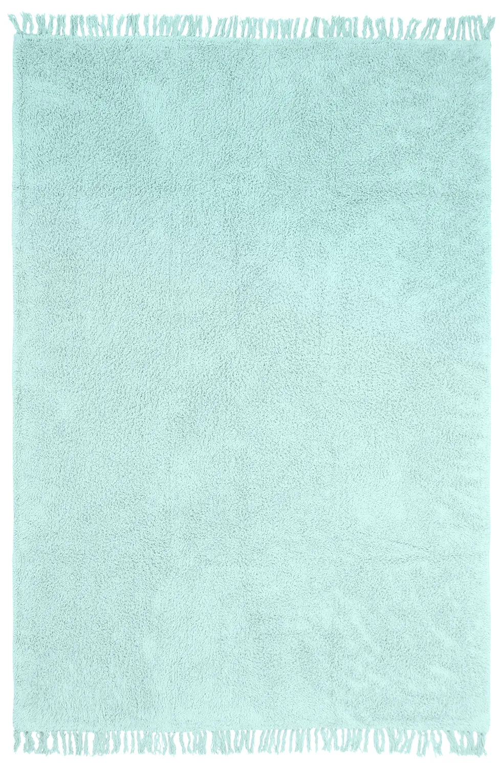 Tapetes felpudos - Alba Natural Cotton Shaggy (turquesa)