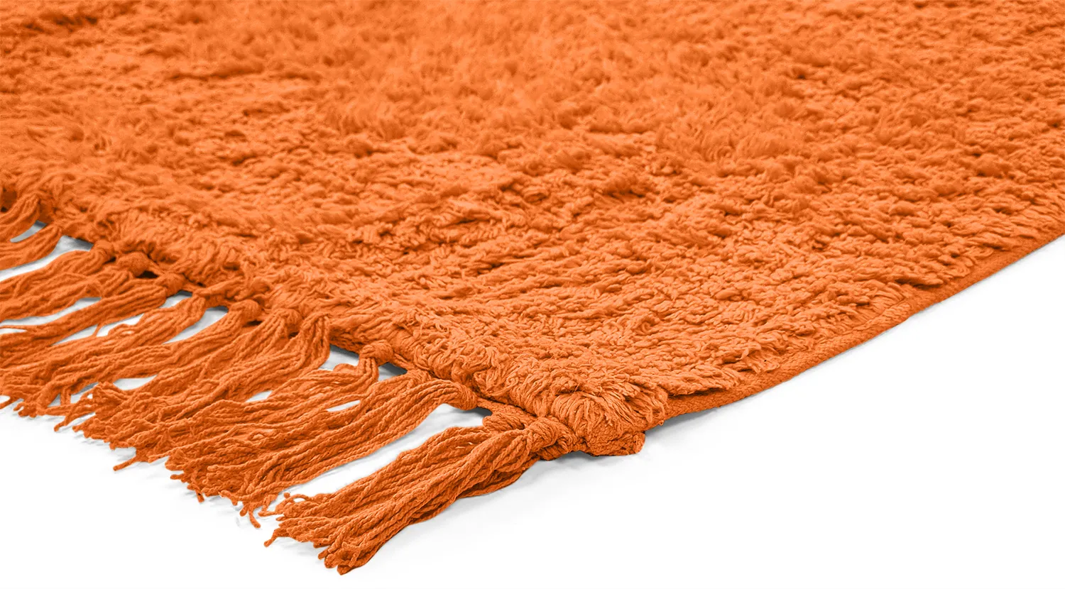 Tapetes felpudos - Alba Natural Cotton Shaggy (laranja)