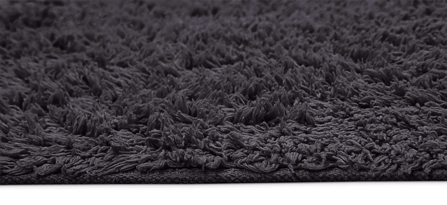 Tapetes felpudos - Alba Natural Cotton Shaggy (preto)