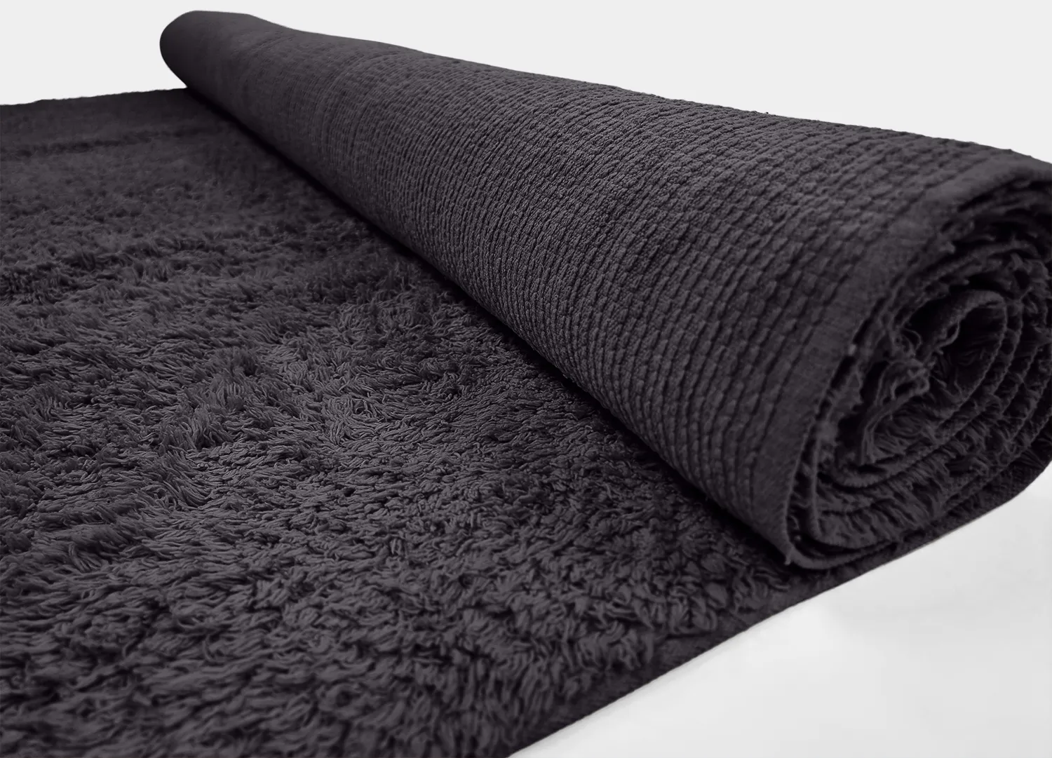 Tapetes felpudos - Alba Natural Cotton Shaggy (preto)
