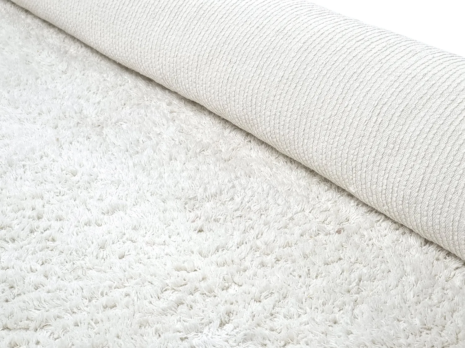 Tapetes felpudos - Alba Natural Cotton Shaggy (branco)