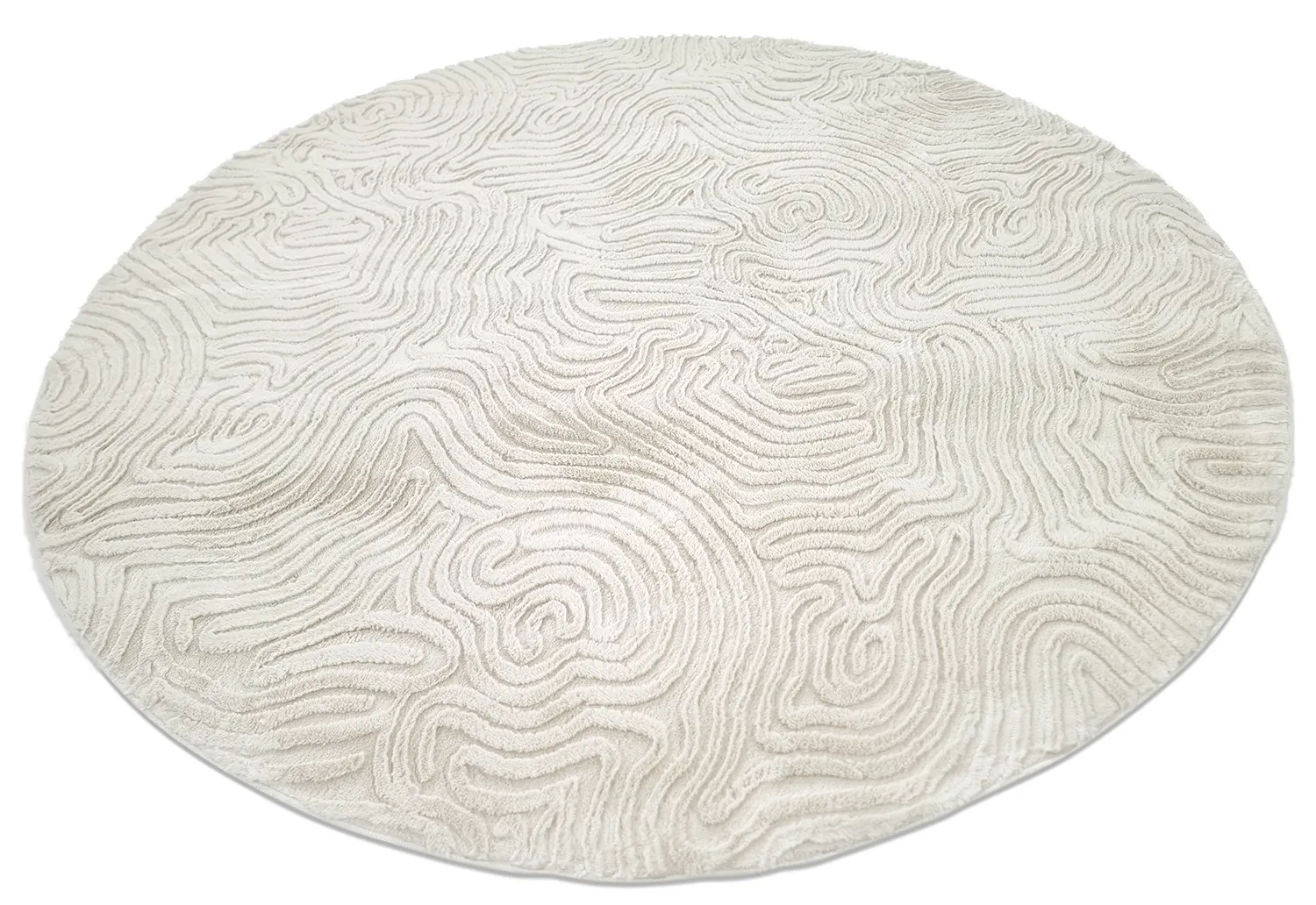 Tapete redondo - Amora (offwhite)