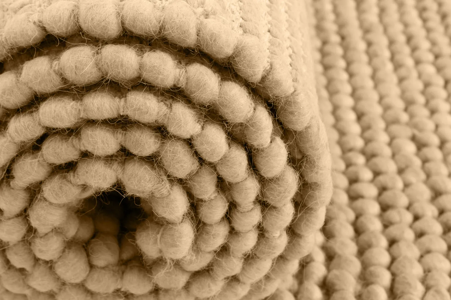 Tapete de lã - Avafors Wool Bubble (sand)
