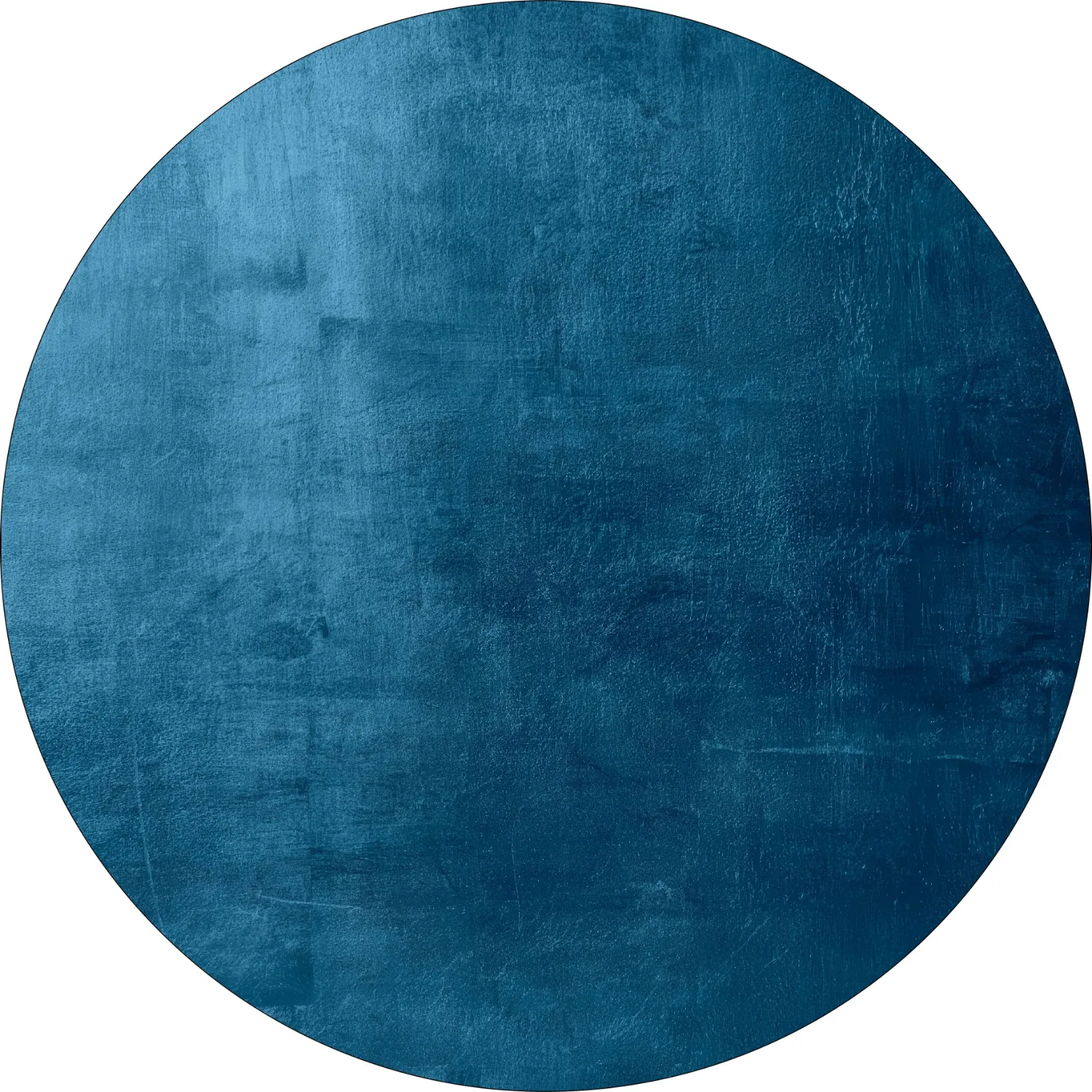 Tapete redondo - Artena (azul escuro)