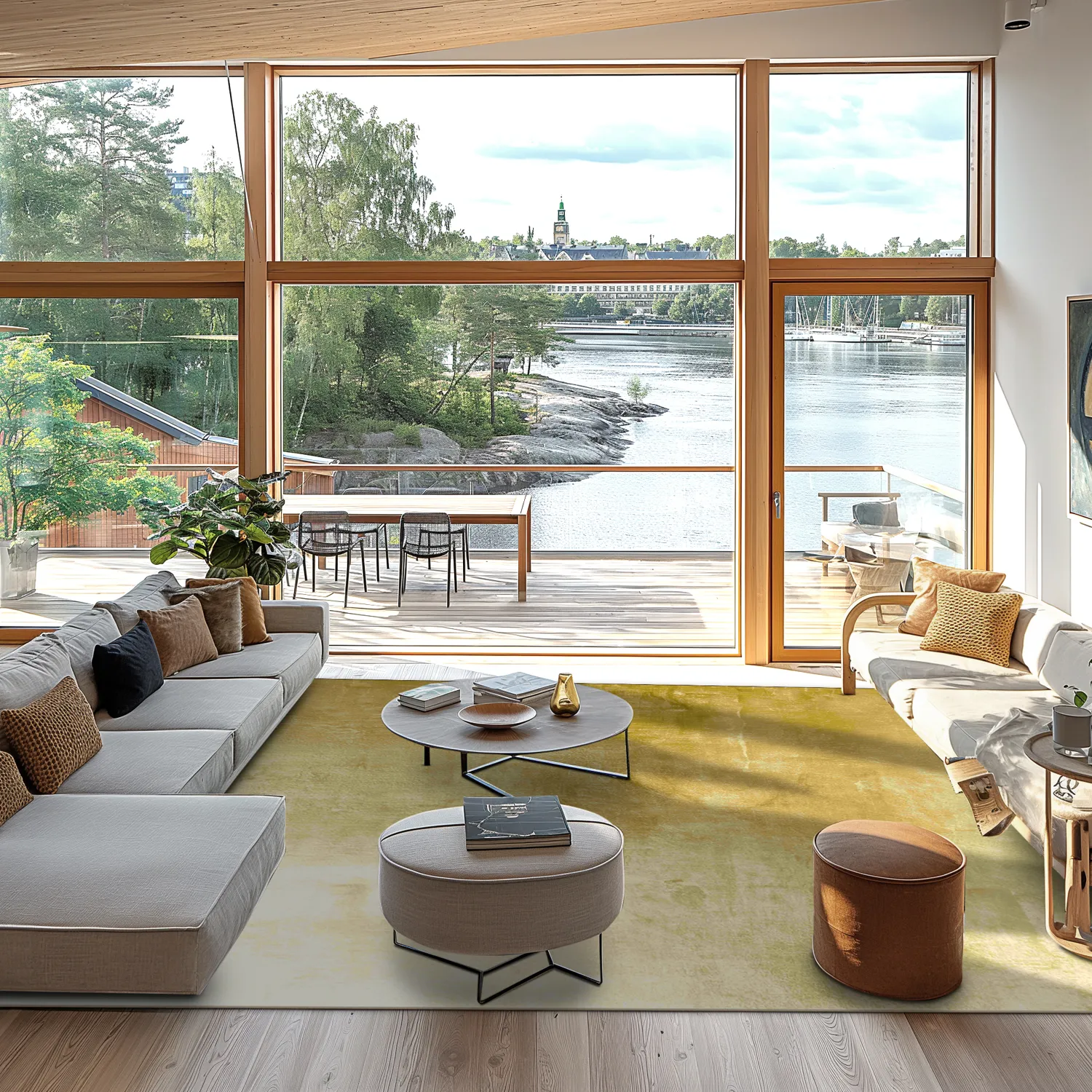 Tapete Wilton - Artena (ouro escuro)