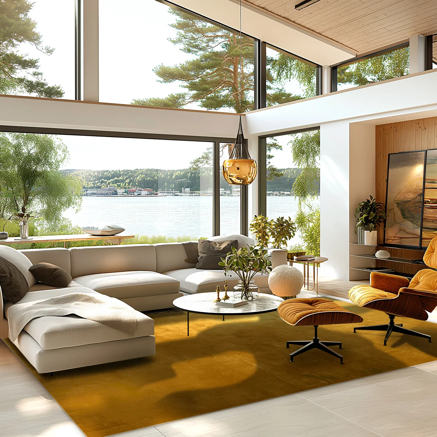 Tapete Wilton - Artena (ocre)