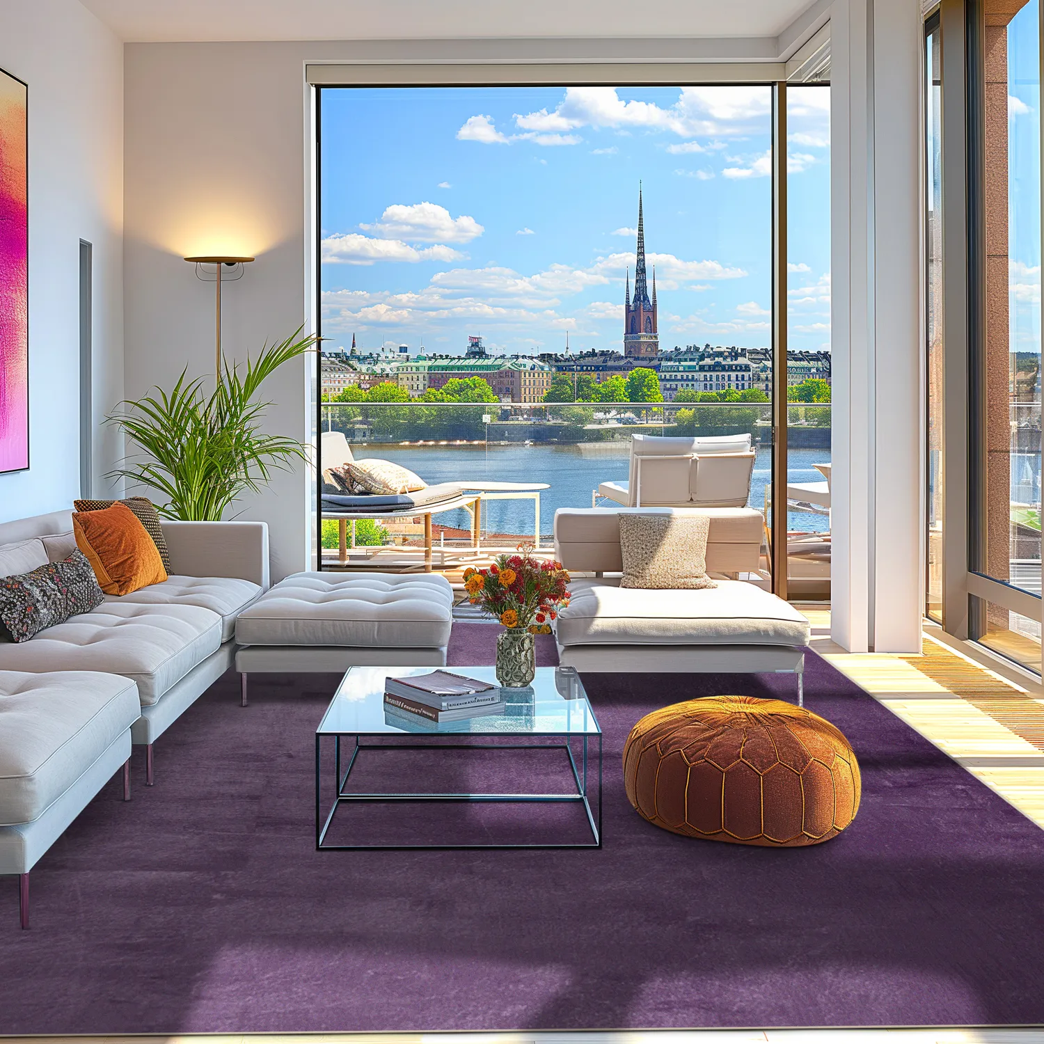 Tapete Wilton - Artena (roxo)