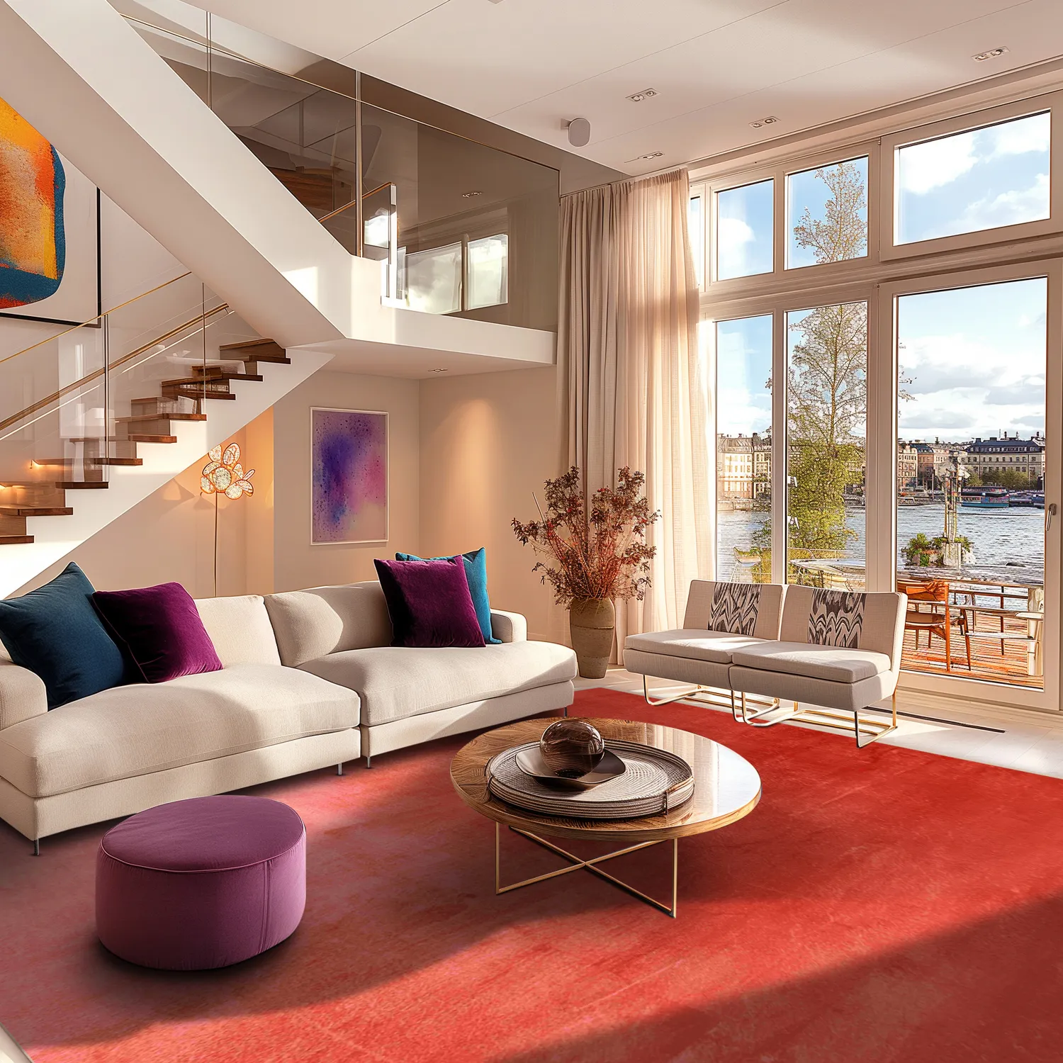 Tapete Wilton - Artena (vermelho)