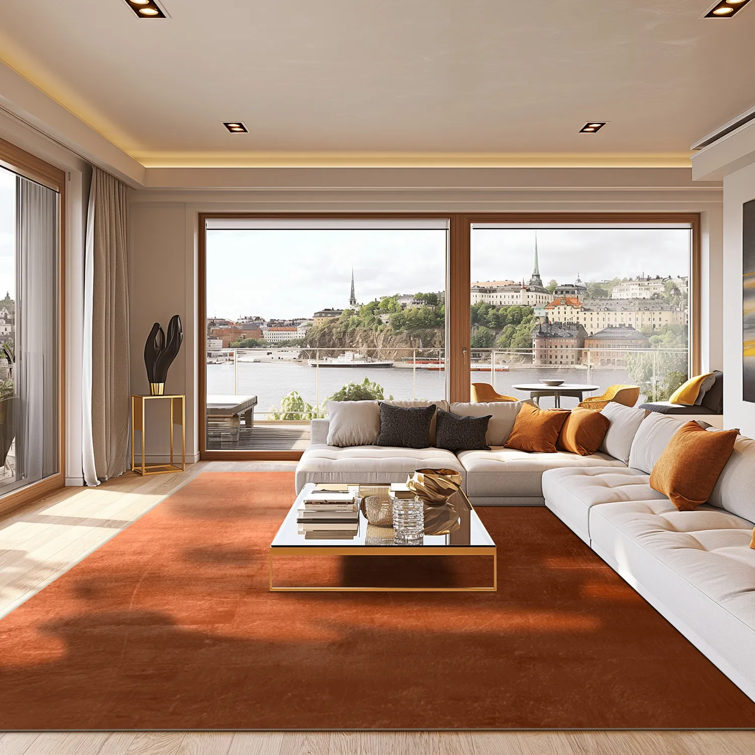 Tapete Wilton - Artena (terracota)