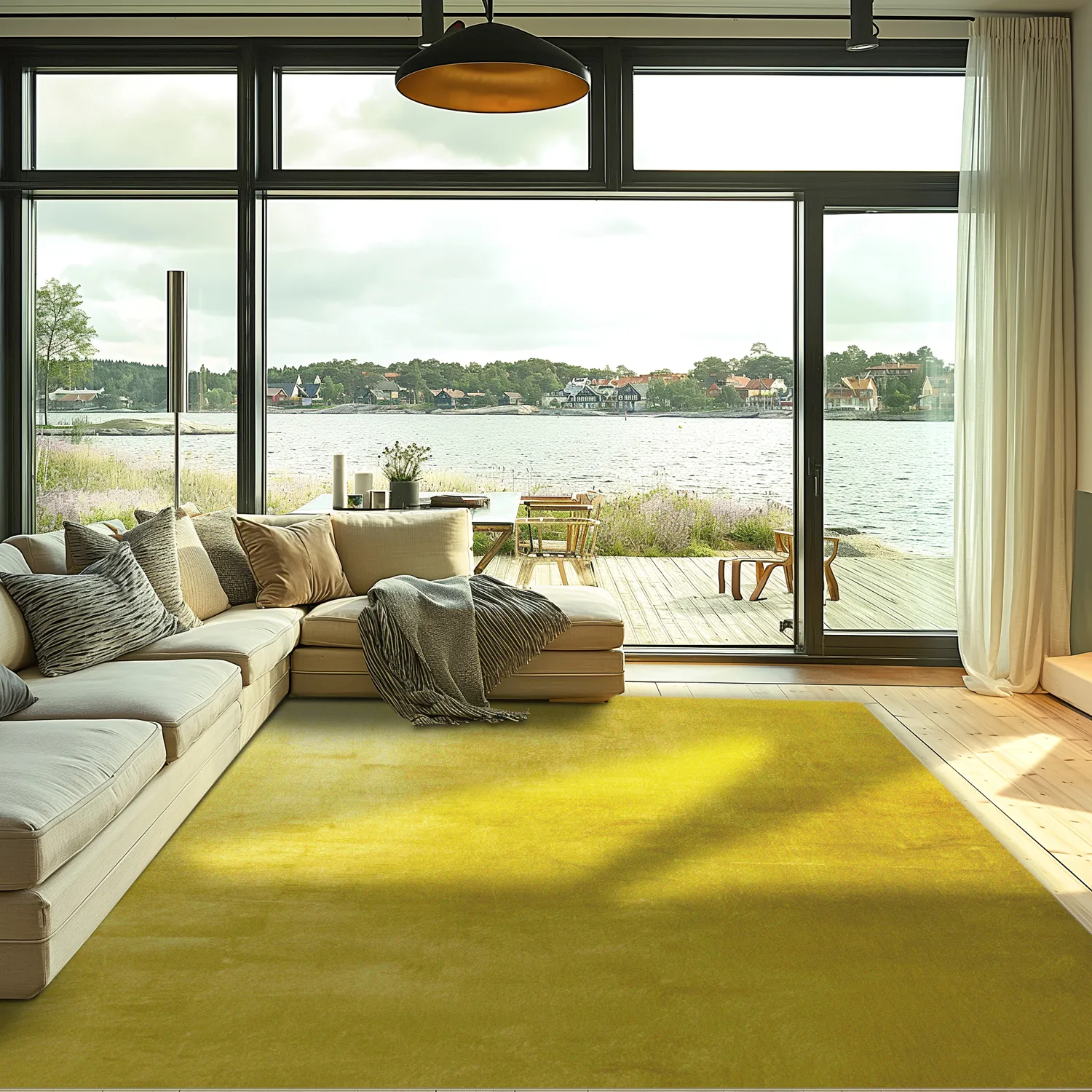 Tapete Wilton - Artena (amarelo)