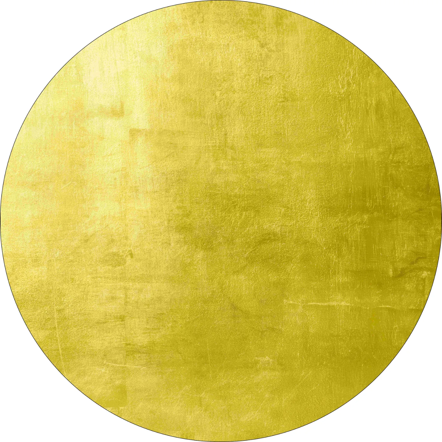 Tapete redondo - Artena (amarelo)