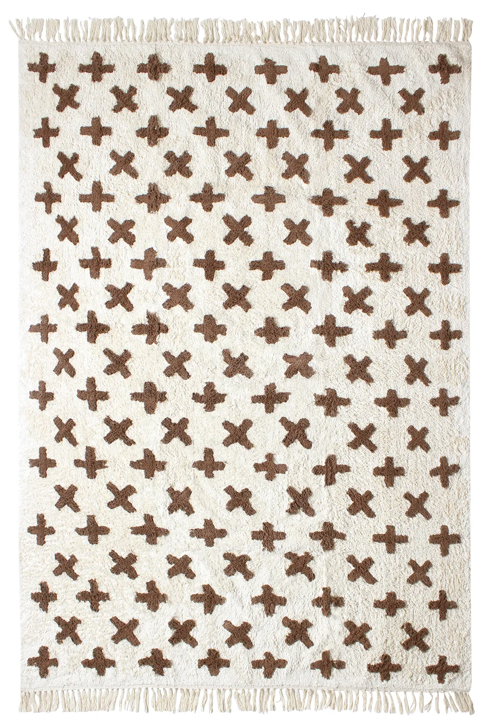 Tapetes felpudos - Chesley Natural Cotton Shaggy (bege)